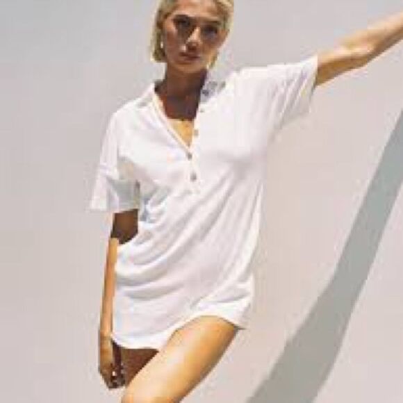 Princess Polly White ribbed Keegan Romper 8 - Picture 11 of 11